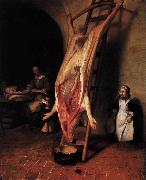 Barent fabritius The Slaughtered Pig oil painting artist